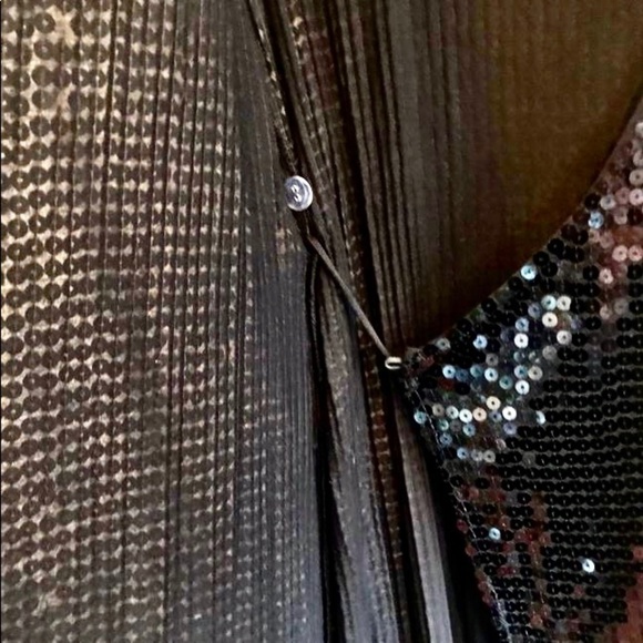 Michael By Michael Kors Black Sequin Wrap Dress Plus Size 3X NWOT - Picture 7 of 11